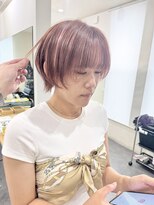 エルエスヘアー(LS HAIR) 【片山陽基】おしゃれ女子◎ショートウルフとピンクハイライト