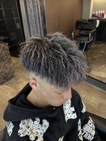 オーラ(AuRa)&nbsp;短髪、ツイスパ、ホワイトメッシュ