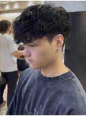 外国人風スペインカールパーマスパイラルパーマ h