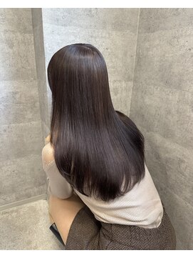 ルイス(L'wis) ラベンダーグレージュ学割U24ケアブリーチ渋谷10代20代30代暗髪