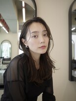 ヌヌ 渋谷 原宿 明治神宮前(nunu)&nbsp;レイヤーカットウルフカットボブグレージュオリーブべージュ