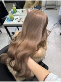 ワンホンレイヤー/ミルクティーブロンド/ダークブルー/渋谷