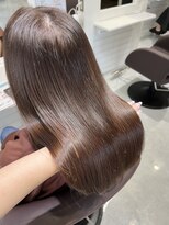 アウラ 近鉄八尾駅前店(Aura)&nbsp;艶カラー×髪質改善UPTOGLOSS   近鉄八尾