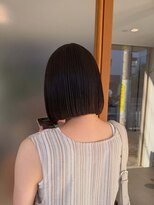 オーラ(ora) 【髪質改善ストレート×ぱつっとボブ】