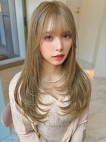 モナバイルーブル(MONA by Louvre) 【MONA名古屋駅/名駅】ハイレイヤーロング/ハニーベージュ