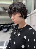 ショートボブパーマ　ショート　ミニボブパーマ　前髪パーマ