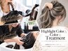 【新規｜ケアブリーチ使用｜白髪ぼかし対応】ハイライト＋カラー＋TR ￥18040