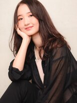 スノッブリコ(snob rico)&nbsp;[snobrico.] 【高槻】 ラズベリーブラウン×無造作カール