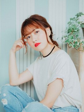 コレクション 船堀店(collection) 編み込みポニー