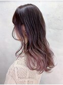 ピンクヘアー秋色ピンクグレープフルーツ_ba281112