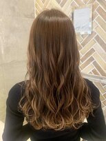 オーブ ヘアー ルアナ 広島横川店(AUBE HAIR luana) 【AUBE HAIR】まろやかブラウンカラー