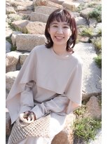 ヘアアンドスパ エメ(Aimer)&nbsp;サイドぱっつんのレイヤースタイル