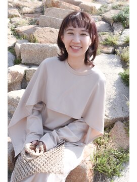 ヘアアンドスパ エメ(Aimer) サイドぱっつんのレイヤースタイル