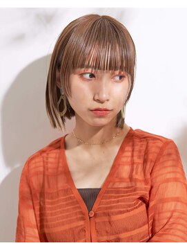 ピークアブー アヴェダ 池袋東武(PEEK-A-BOO AVEDA) ボブ×シースルーバング
