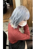 シェア 天王寺(share)&nbsp;ホワイトシルバー[ハイトーンカラー/ブルーシルバー]