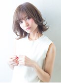 インナーグレージュ/マチルダボブ/前髪/ピンクベージュ/柏