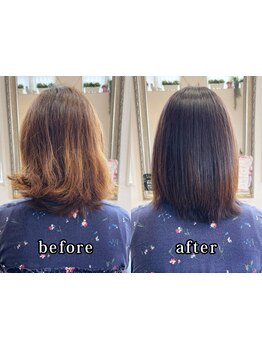 【アシッドシェイパー/髪質改善】髪を傷めずナチュラルなストレートヘアに！さらツヤヘアが叶う☆【都城】