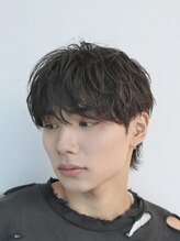 ゼストプール(ZEST POOL) シャドウパーマ メンズマッシュ 刈り上げ