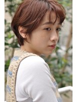 ファイブシーン アオヤマ(5SCENE AOYAMA)&nbsp;ショートボブぱーm骨格カットショート襟足大人ショート
