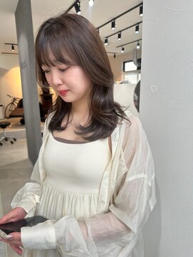 グラフ 立川(Graph.) ブリーチなしダブルカラー/ベージュ