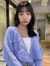 カット＋AMASIAトリートメント ￥7220　足立指名＋600円