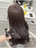 お上品でガーリーなヘアに♪艶髪ショコラグレージュ＊新井