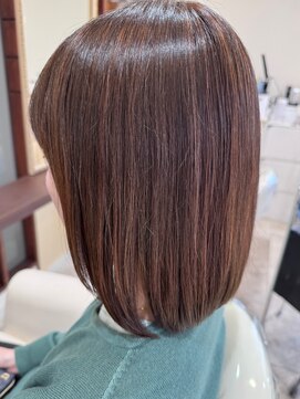 アンジュ 篠ノ井店(ange) 20代30代40代50代シークレットハイライトオリーブカラー