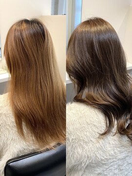 サロウィン 鹿児島天文館店(SALOWIN) ★美髪イメチェントリートメント×大人ガーリーメルティカラー