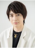 20代30代アースカラー清潔感マッシュ就活ヘアe南越谷
