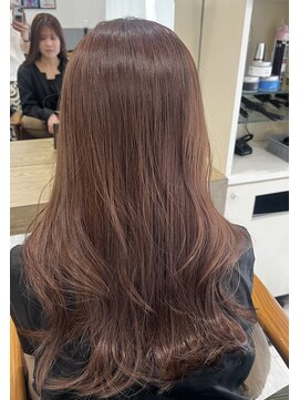 ヘアーアンドビューティー ザ ビー(Hair & Beauty the B) ショコラブラウン/レイヤーカット/くびれ巻き