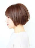 バランスの良いひし形ショートボブ[中山駅]