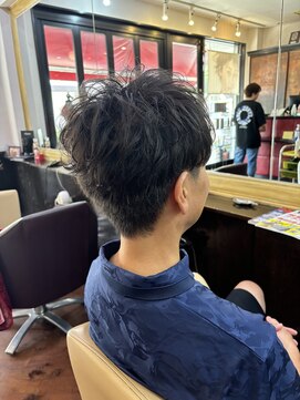 シャンプーボーイアネックス(SHAMPOO BOY Annex) シャドウパーマ　メンズマッシュ　佐世保