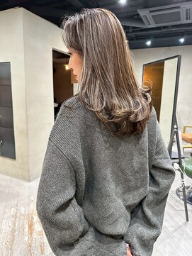 ヘアー アイス ルーチェ(HAIR ICI LUCE) 20代30代透明感◎ブリーチ×アッシュグレー×ハイライト