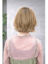 キミトヘアデザインアンドスパ(Kimito Hair design&spa)&nbsp;外ハネボブ/髪質改善/小顔/艶ベージュ/30代/40代/武蔵小杉