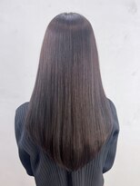アルバム 新宿(ALBUM SHINJUKU) おくれ毛前髪カットグレージュくびれヘアロング_ba556741