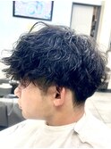 ツイストスパイラルパーマ　メンズ/理容/バーバー/床屋/