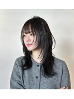 ブランニュー オーバー 難波店(Brandnew over)&nbsp;ミディアムウルフ　難波美容室