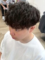 ヘアーサロン フォーメン イデア(hair salon for Men idea)&nbsp;ツイスパ ツーブロックマッシュ 束感パーマ 20代【札幌】