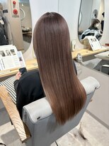 パプス ド コワフュール 川西能勢口店(Pap's de coiffeur) やわらかピンクブラウン*