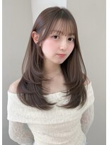 ボタン テンジン(VOTAN tenjin)&nbsp;【濱澤ひかり】レイヤーカット×ミルクベージュ/顔周りカット