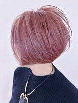 アナザヘアー なんば 高島屋前店(ANAZA hair)&nbsp;ハイトーンピンクボブ♪大人可愛い20代30代前下がりショートボブ