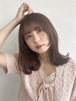 マリアバイアフロート(Maria by AFLOAT)&nbsp;〈藤間〉ミディアムレイヤー/くびれヘア/顔まわりカット