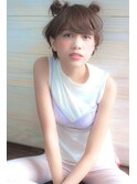 clan<アレンジ無造作外個人風ふわショート＞