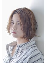 アトリエイトワ(atelier ittowa)&nbsp;くびれヘア/ハイライトカラー/アプリコットオレンジ/美髪/72