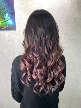 レヴェリー(REVERIE) #プルエクステ#グラデーション#ロング#ハイトーン