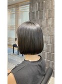 ワンレンショートボブ