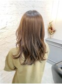 ウェーブ ロングヘアー