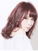 毛先と根本のMIXパーマでアンニュイなウェーブに