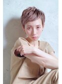 眉上バング×刈り上げボブ×スパイキーショート×ダブルカラー