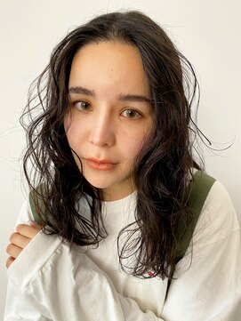 ナリー 河原町(Nary) ミディアム×くりくりパーマ